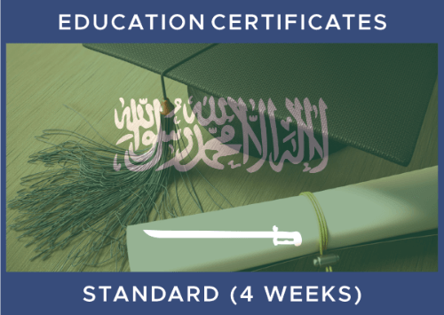 Saudi - Educational Certificate (4 Weeks)